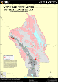map of napa county